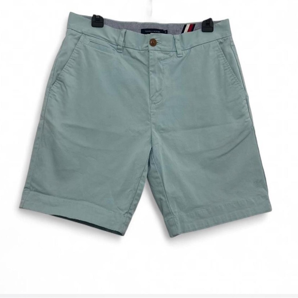 Tommy Hilfiger—Pastel Blue Men's Khaki Shorts